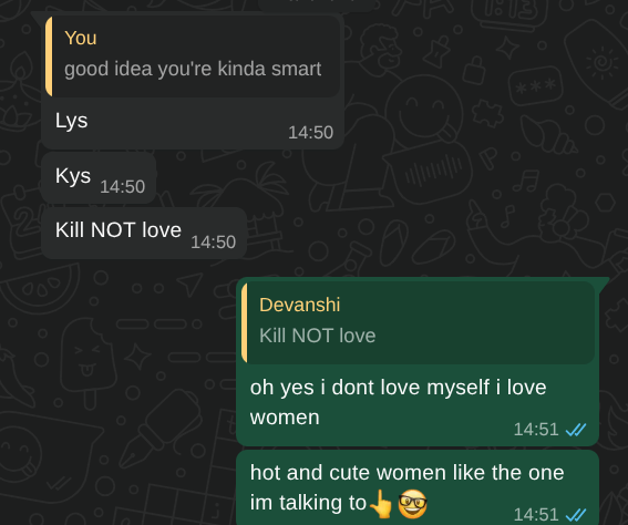 Chat screenshot 7