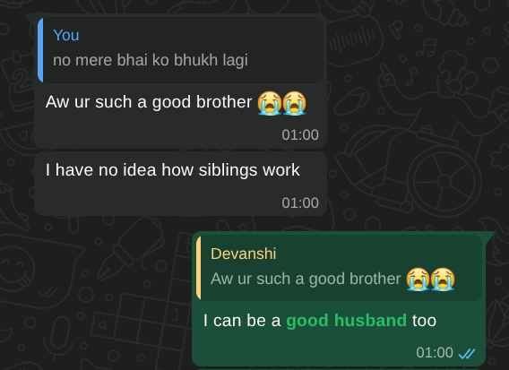Chat screenshot 8