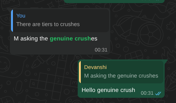 Chat screenshot 9